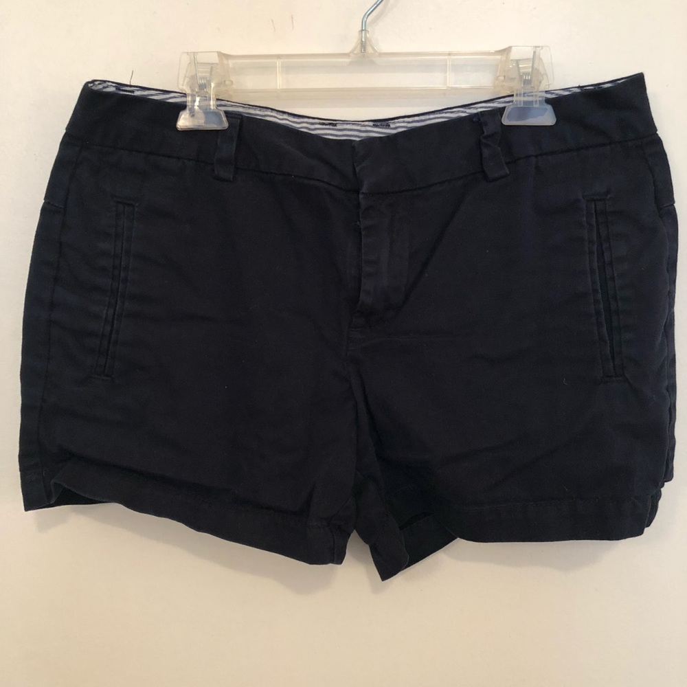 Soft chino navy shorts